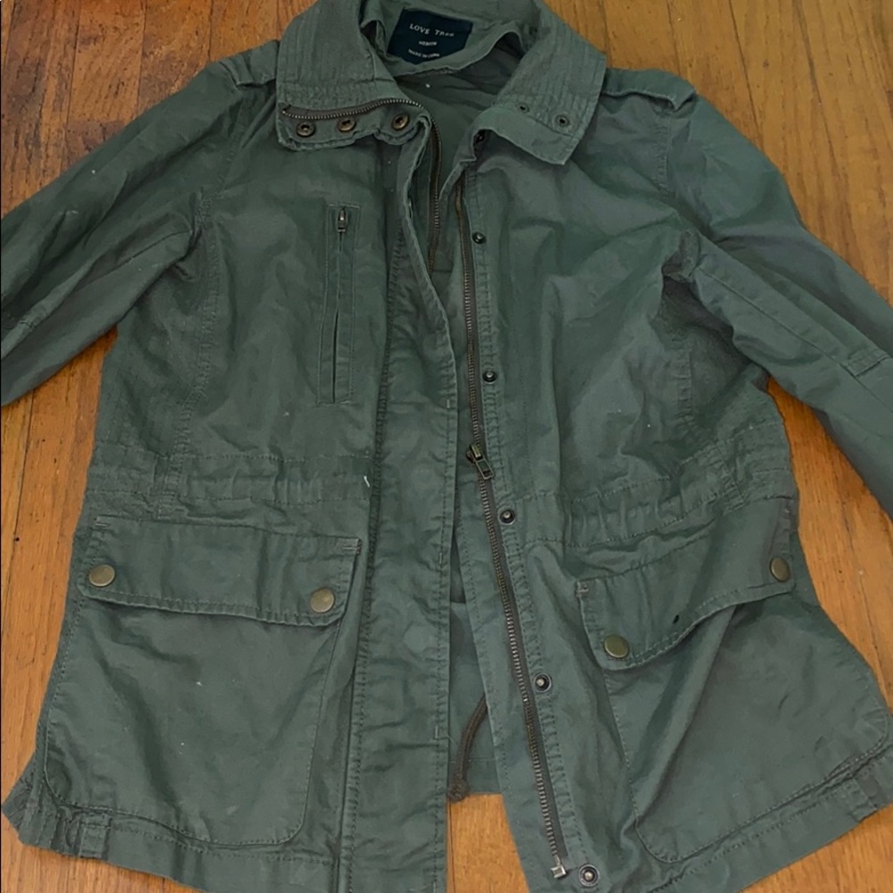 army green jacket